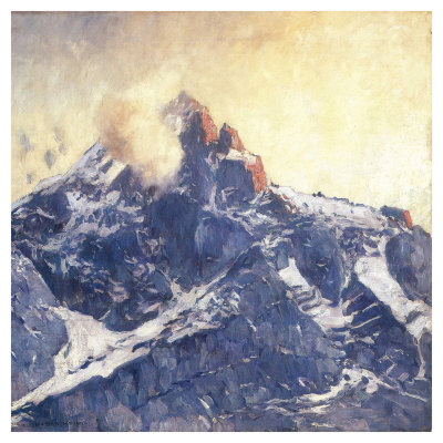 Zugspitze Mountain by Eugen Bracht Pricing Limited Edition Print image