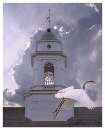 Steeple Flyby by Steve Hunziker Pricing Limited Edition Print image
