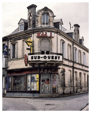 Sud-Ouest Tabac Store At The Corner by Richard Sutton Pricing Limited Edition Print image