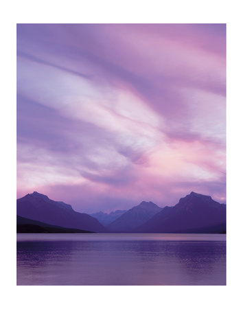 Glacier Apgar Sunset by Danny Burk Pricing Limited Edition Print image