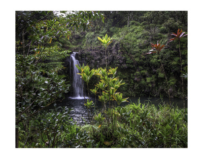 Kopilua Falls Hana High by Michael Polk Pricing Limited Edition Print image