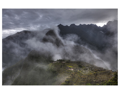 Machu Picchu Misty Mountains by Nish Nalbandian Pricing Limited Edition Print image