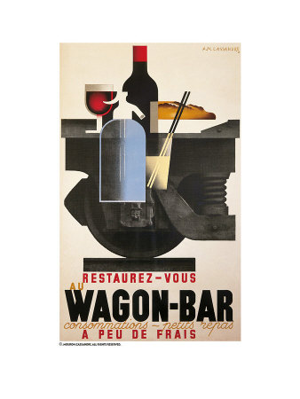 Wagon-Bar by Adolphe Mouron Cassandre Pricing Limited Edition Print image