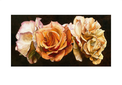 Rose Trio by Sarah Caswell Pricing Limited Edition Print image