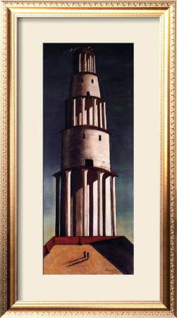La Grande Torre, 1913 by Giorgio De Chirico Pricing Limited Edition Print image