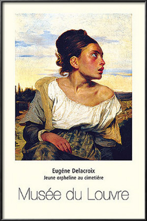 Young Orphan In The Cemetery by Eugene Delacroix Pricing Limited Edition Print image
