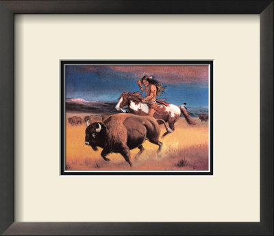 Indian Hunter by M. Caroselli Pricing Limited Edition Print image