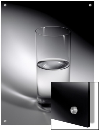 Still Life Glass Of Water Half Full by S.C. Pricing Limited Edition Print image
