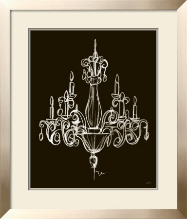 Elegant Chandelier I by Ethan Harper Pricing Limited Edition Print image