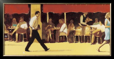 Terrasse Cafe Bar by Jean Marie Drouet Pricing Limited Edition Print image