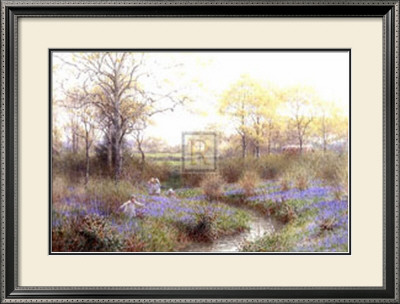 Picking Bluebells by C. Gregory Pricing Limited Edition Print image