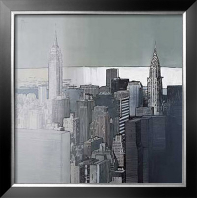 Chrysler And Empire State Buildings by Joan Farre Pricing Limited Edition Print image