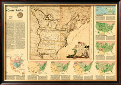 United States, Territorial Growth Map by Abel Buell Pricing Limited Edition Print image