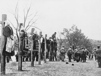 Serbian Women Hanged By Austro-Hungarian Soldiers In Macva During World War I by Robert Hunt Pricing Limited Edition Print image