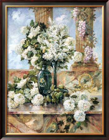 Hydrangeas In Bloom by Paul Groeber Pricing Limited Edition Print image
