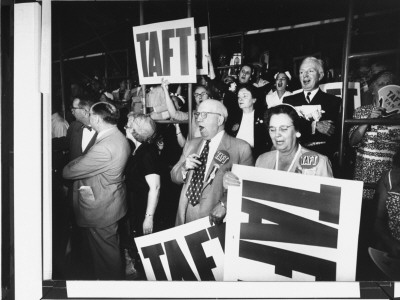 Demonstrating For Robert Taft At Republican National Convention by Gjon Mili Pricing Limited Edition Print image