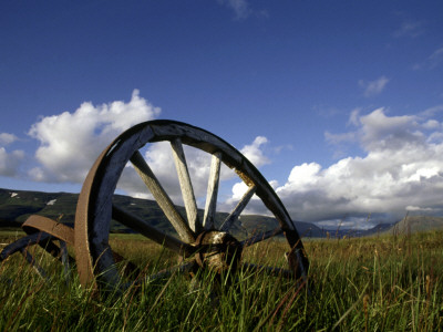 Old Wheel by Larus Karl Ingasson Pricing Limited Edition Print image