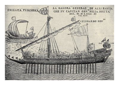 Turkish Battleship In The 16Th Century by Gustave Dore Pricing Limited Edition Print image