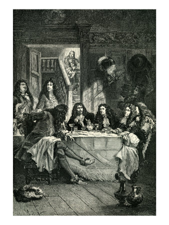 La Fontaine, Boileau, Molière And Racine by Gustave Doré Pricing Limited Edition Print image