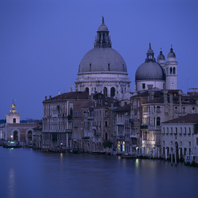 Santa Maria Della Salute At Dusk Venice Italy by Joe Cornish Pricing Limited Edition Print image