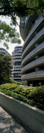 Watergate East Complex, Washington D,C, 1960 - 1971, Exterior, Architect: Luigi Moretti by Marcus Bleyl Pricing Limited Edition Print image