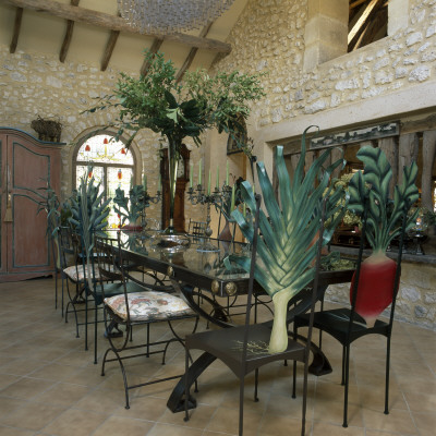 Le Tondu, Beaumont, France, Dining Room by Mark Fiennes Pricing Limited Edition Print image