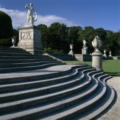 Powerscourt Estate, County Wicklow, Ireland, Garden Terrace Steps, Architect: Richard Castles by Joe Cornish Pricing Limited Edition Print image