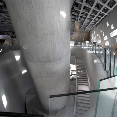 Phaeno Science Centre, Wolfsburg, 2005, Looking Down Into Western Double Skinned Cone by Richard Bryant Pricing Limited Edition Print image