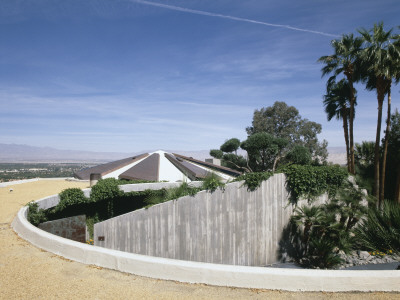 Elrod, Palm Springs, California, 1968, Exterior, Architect: John Lautner by Alan Weintraub Pricing Limited Edition Print image