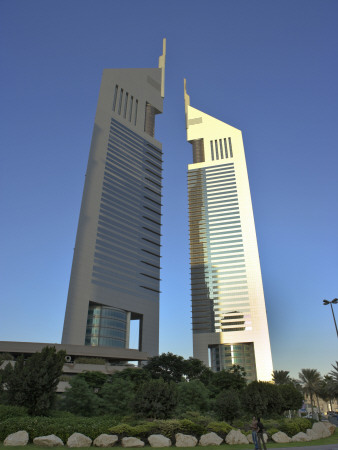 Cityscapes Of Dubai Cityscapes Of Dubai - Jumeirah Emirates Towers Hotel by Andi Albert Pricing Limited Edition Print image