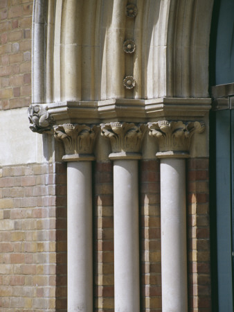 Traditional Architectural Details, Portal, Doors Columns And Capitals by David Churchill Pricing Limited Edition Print image