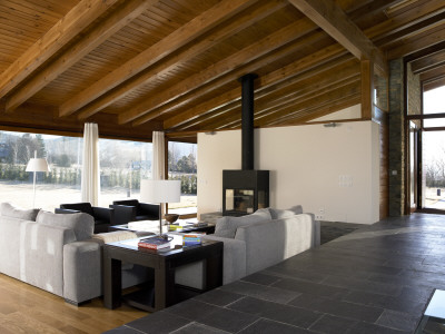 House In La Cerdanya, Girona, Living Area, Architect: Carles Gelpf I Arroyo by Eugeni Pons Pricing Limited Edition Print image
