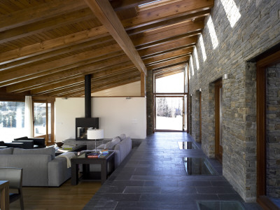House In La Cerdanya, Girona, Living Area, Architect: Carlos Gelpi by Eugeni Pons Pricing Limited Edition Print image