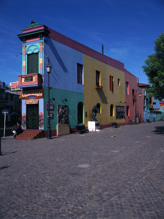 El Caminito In La Boca Quarter, Home Of Genovese Immigrants Working In The Harbour, Buenos Aires by Marcel Malherbe Pricing Limited Edition Print image