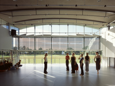 The Space Centre For Dance, Dundee College, Scotland, Dance Studio 1 With Students by Keith Hunter Pricing Limited Edition Print image