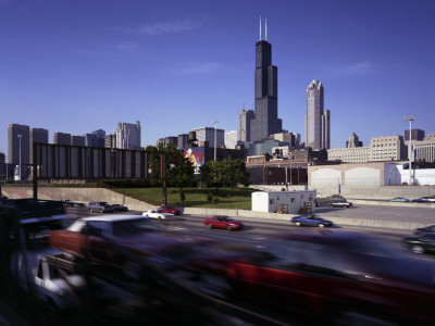 Chicago Loop Seen From The Dan Ryan Expressway, Illinois by Marcus Bleyl Pricing Limited Edition Print image
