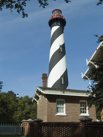 St Augustine Lighthouse And Museum, Florida - Built 1876 by Natalie Tepper Pricing Limited Edition Print image