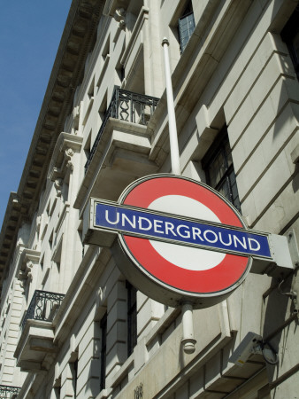 Underground Sign, Baker Street, London by Natalie Tepper Pricing Limited Edition Print image