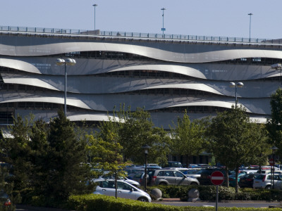 Carpark At Cardiff Bay, Cardiff, Wales by Natalie Tepper Pricing Limited Edition Print image