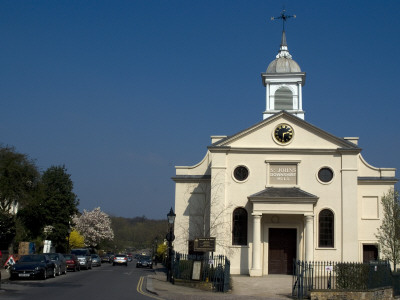 St John's Church, Downshire Hill, Hampstead by Natalie Tepper Pricing Limited Edition Print image