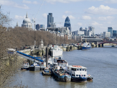 London And The River Thames by Natalie Tepper Pricing Limited Edition Print image