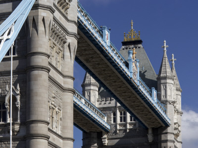 Tower Bridge, London, 1886 - 1894, Detail Of High-Level Walkways, Architect: Horace Jones by Richard Bryant Pricing Limited Edition Print image