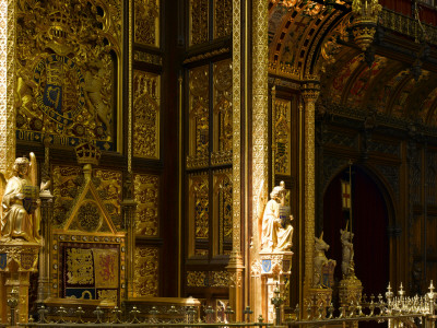 Sovreigns Throne, Lord's Chamber, Palace Of Westminster, London, Architect: Sir Charles Barry by Richard Bryant Pricing Limited Edition Print image