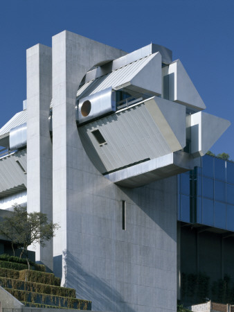 Hernandez House, Bosques De Las Lomas, Mexico City, Overall Exterior, Architect: Agustin Hernandez by Richard Bryant Pricing Limited Edition Print image