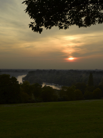 View Over River Thames, Richmond Hill, Richmond, London by Richard Bryant Pricing Limited Edition Print image