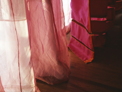 Pink Curtain Detail by Richard Bryant Pricing Limited Edition Print image