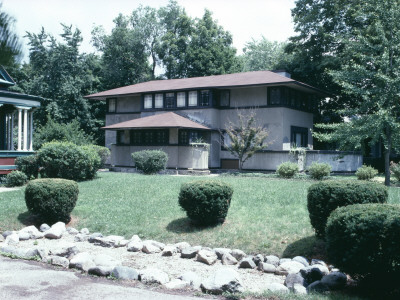 K, C, Derhodes House, 715 West Washington Street, South Bend, Indiana, 1906, Frank Lloyd Wright by Thomas A. Heinz Pricing Limited Edition Print image