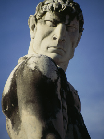 Statue Mussolini Sports Stadium Rome Foro Italico 1933 by Robert O'dea Pricing Limited Edition Print image