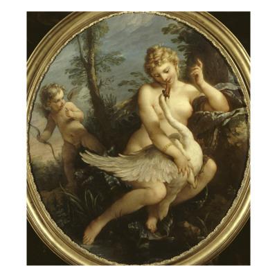 Léda Et Le Cygne by Charles Joseph Natoire Pricing Limited Edition Print image