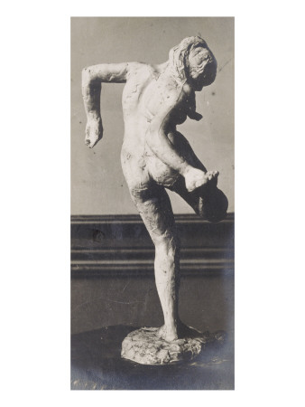 Photo D'une Sculpture En Cire De Degas:Danseuse Regardant La Plante De Son Pied Droit (Rf 2099) by Ambroise Vollard Pricing Limited Edition Print image